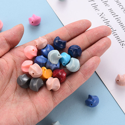 Opaque Acrylic Beads MACR-S373-16A-1