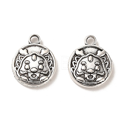 Tibetan Style Alloy Charmss FIND-C043-050AS-1