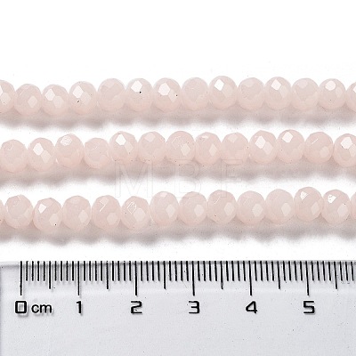 Baking Painted Imitation Jade Glass Bead Strands X-DGLA-A034-J6MM-A41-1