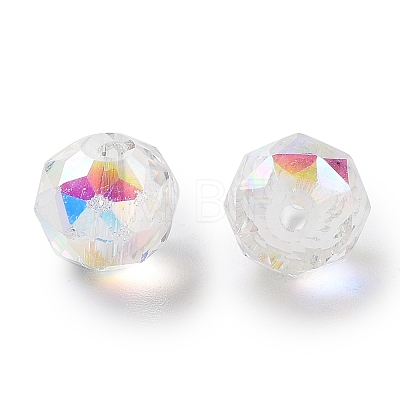 Electroplate Round Glass Beads EGLA-A043-01-AB02-1