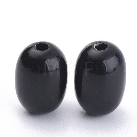 Opaque Acrylic Beads SACR-S300-08C-02-1