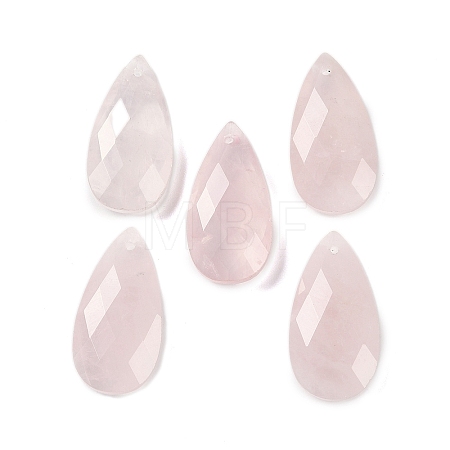 Natural Rose Quartz Pendants G-C140-05L-1