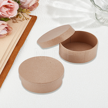Kraft Paper Gift Storage Boxes with Lid CON-WH0110-53-1