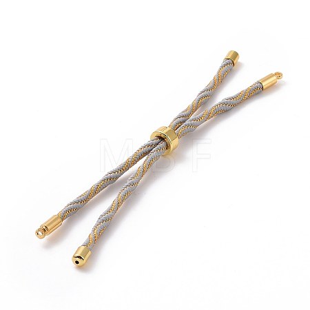 Nylon Cord Silder Bracelets MAK-C003-03G-13-1