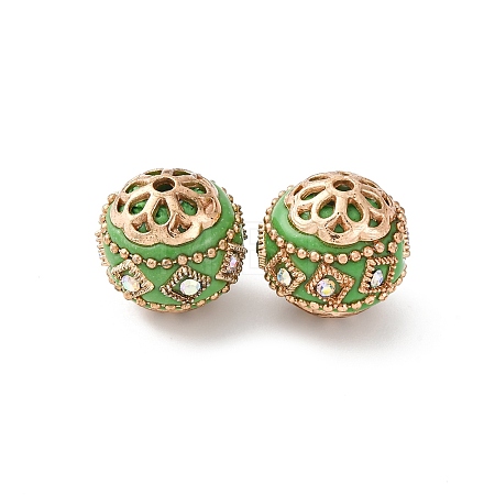 Handmade Resin Indonesia Beads IPDL-E010-20-A-01KCG-1