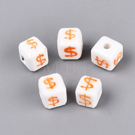 Handmade Porcelain Beads PORC-N012-13E-1