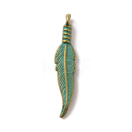 Tibetan Style Alloy Pendants FIND-WH0114-53GGP-1