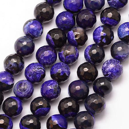 Natural Fire Crackle Agate Bead Strands G-K166-06F-12mm-08-1