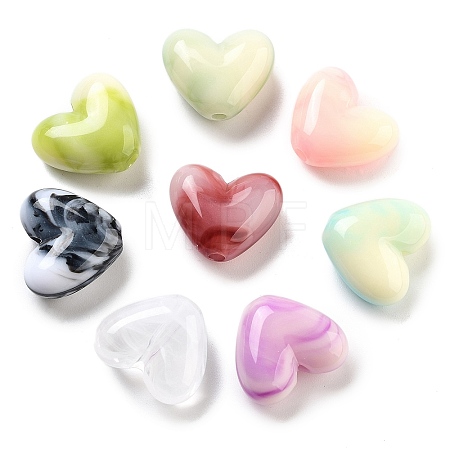 Imitation Gemstone Acrylic Beads OACR-U005-07-1