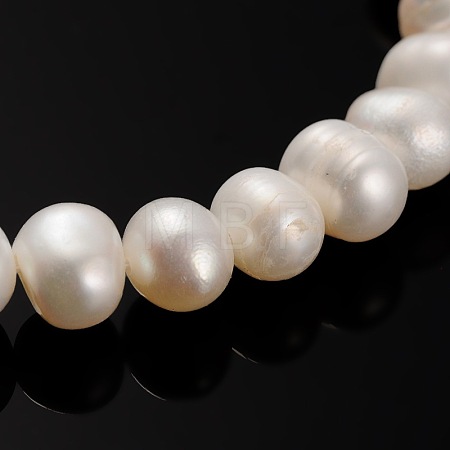 Natural Cultured Freshwater Pearl Beads Strands PEAR-E002-28-01-1