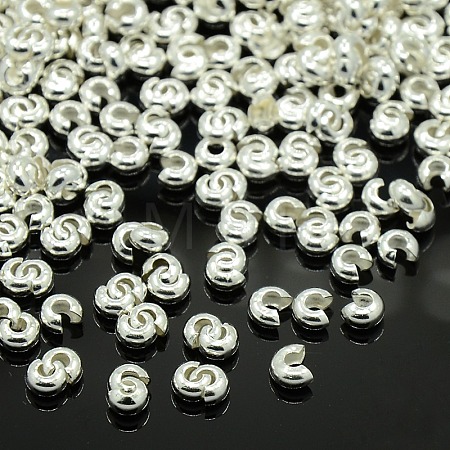 Brass Crimp Beads Covers EC266-1S-1