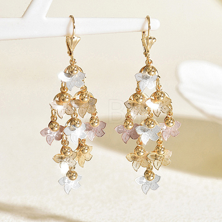 Brass Hollow Hoop Earrings XQ6023-5-1