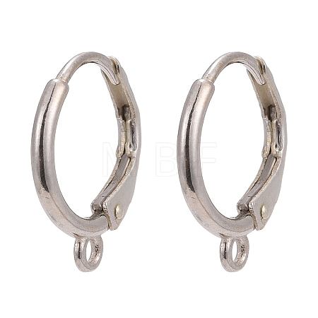 925 Sterling Silver Leverback Earring Findings STER-I017-090P-1