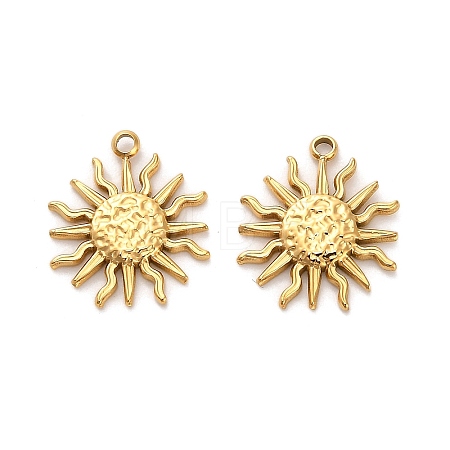 304 Stainless Steel Pendants STAS-R151-05G-1