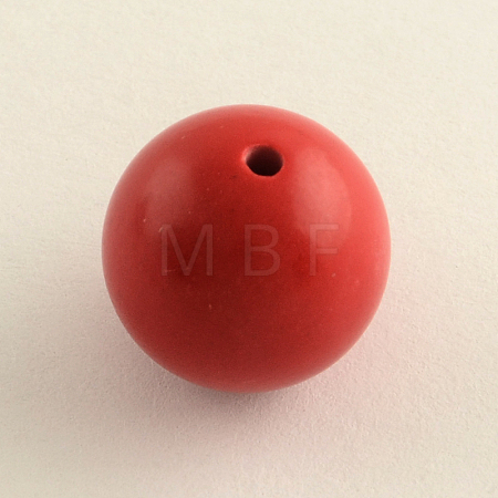 Round Cinnabar Beads CARL-Q002-8mm-1