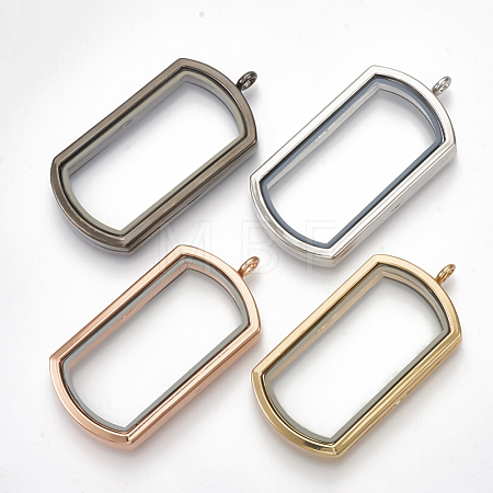 Alloy Magnetic Locket Big Pendants PALLOY-T052-17-1