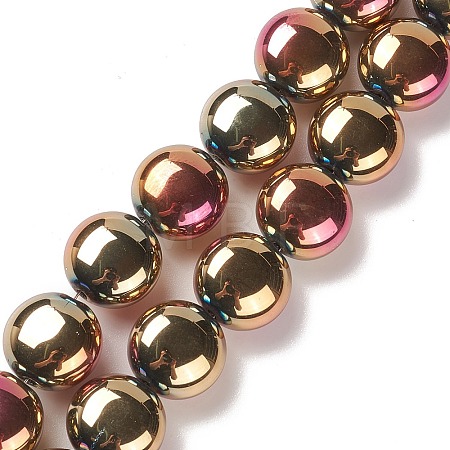 Electroplate Glass Bead Strands EGLA-P049-01A-FP01-1