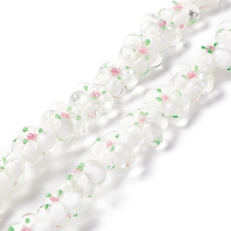 Handmade Lampwork Beads Strands LAMP-D015-08K-1