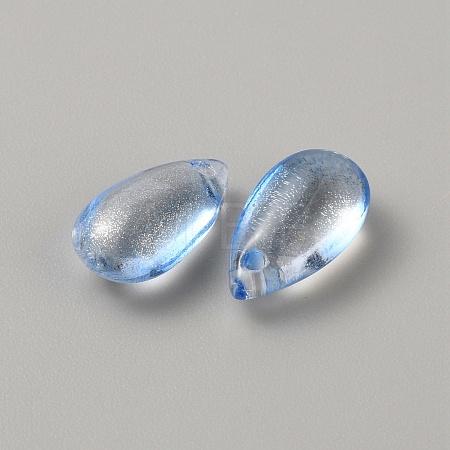 Handmade Lampwork Charms X-LAMP-WH0009-09C-1
