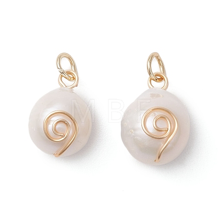 Natural Keshi Pearl Pendants PALLOY-JF04811-01-1
