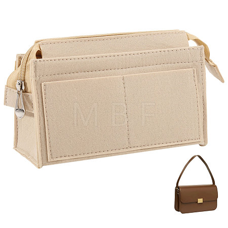 Rectangle Felt Purse Organizer Insert DIY-CO0001-11A-01-1