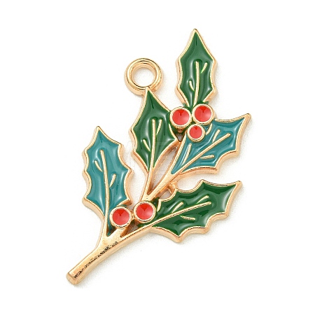 Christmas Theme Alloy Enamel Pendants ENAM-I060-03A-1