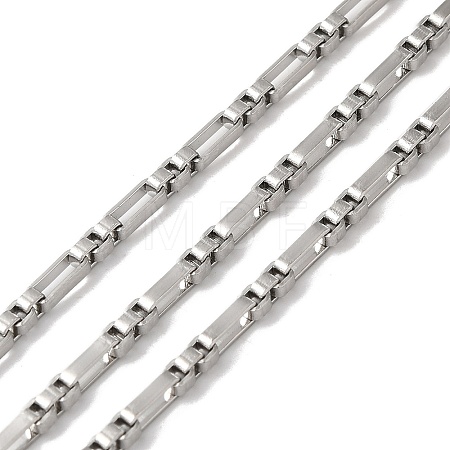 Tarnish Resistant 304 Stainless Steel Link Chains CHS-A012-04A-P-1
