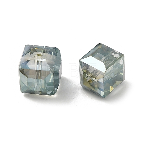 Electorplated Glass Beads EGLA-E006-2M-1
