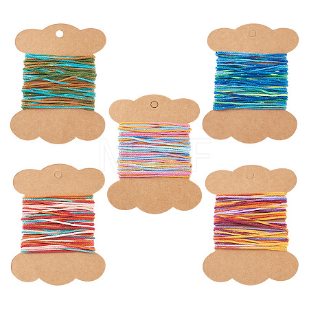 25M 5 Colors Braided Polyester Cord OCOR-TA0003-78-1
