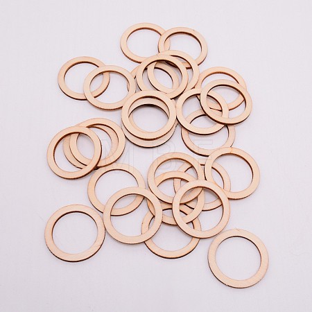 Unfinished Wood Linking Rings LS-WOOD-WH0099-12C-1
