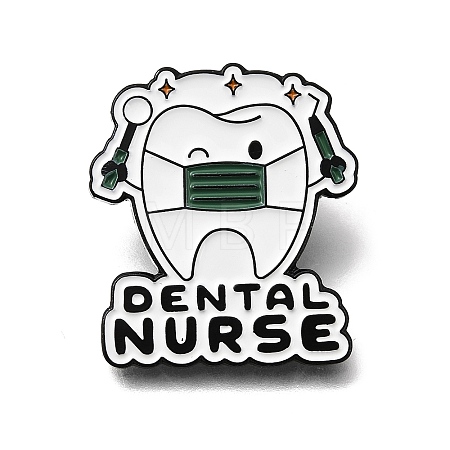 Tooth Theme Enamel Pins JEWB-E043-02EB-03-1