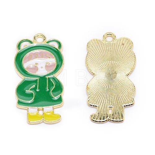 Alloy Enamel Pendants ENAM-WH0054-18-1