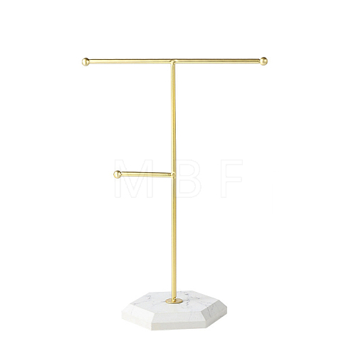 T Iron Bar Jewerly Display Stands for Necklaces Bracelets Watches PW-WGA563E-02-1