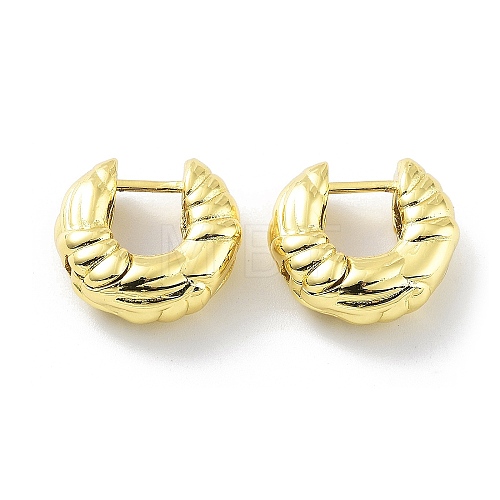 Rack Plating Brass Hoop Earrings for Women KK-Z038-09G-1