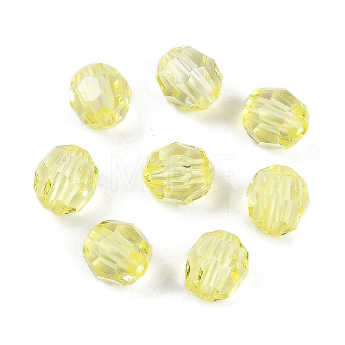 Transparent Acrylic Beads OACR-Q015-01C-1