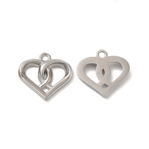 304 Stainless Steel Pendants STAS-F284-06P-1