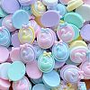 Opaque Resin Cabochons CRES-M037-08D-1