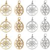 Unicraftale 12pcs 2 Colors 304 Stainless Steel Pendants STAS-UN0038-92-1