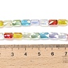 Electroplate Glass Beads Strands EGLA-P068-01A-11-4
