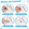 6Pcs Zinc Alloy Cufflinks BUTT-ME0001-50A-02-3