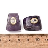Natural Amethyst European Beads GG-CBA9389-02L-2