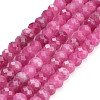 Faceted Dyed Natural White Jade Beads Strands GG-CBAE966-01B-R-2