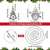 DIY Christmas Office Lanyard ID Badge Holder Necklace Making Kit DIY-SC0021-99-2