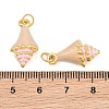Brass Enamel Pendants KK-CBA3297-04A-G01-3