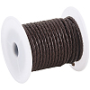 8M Braided Cowhide Leather Cord NWIR-3.0-02B-7