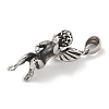 Retro 304 Stainless Steel Pendants STAS-Z097-08AS-2