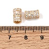 925 Sterling Silver Micro Pave Clear Cubic Zirconia Beads SE-CBAF1B2-16D-G-3