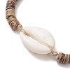 Shell and Coconut Bead Bracelets for Women BJEW-JB11515-4