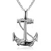 Pirate Anchor Alloy Pendant Necklaces FS-WGF47F3-02-2