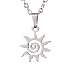 201 Stainless Steel Pendnat Necklaces NJEW-JN04764-01-1